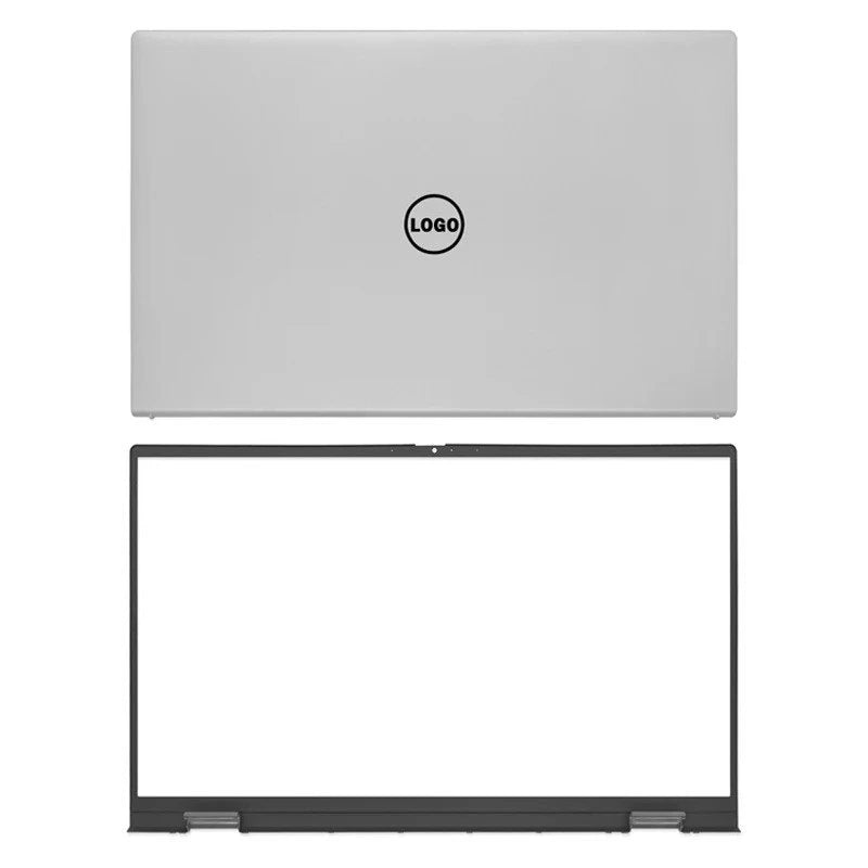 Silver LCD back cover and front bezel set for Dell Inspiron 15 Pro models 5510, 5515, and 5518, part numbers CHFVW and 0CHFVW