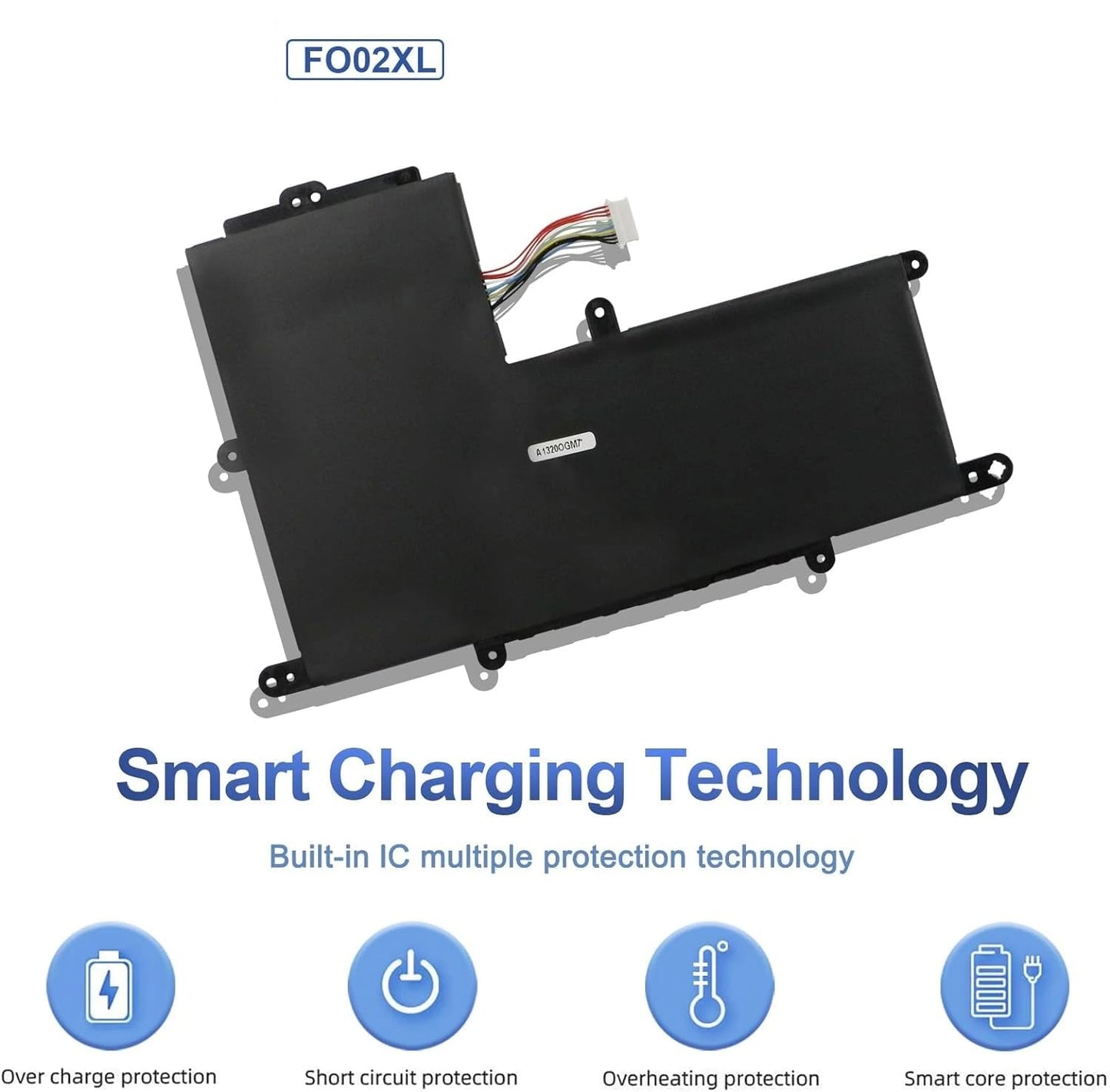 Laptop Battery FO02XL for HP Chromebook 11A Series – Long-Lasting 7.7V Li-Polymer Battery
