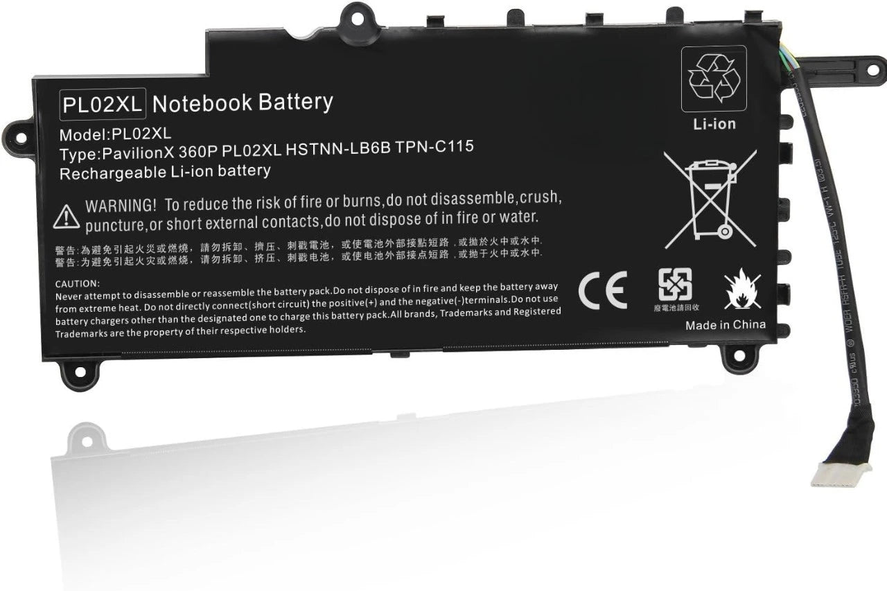 PL02XL Laptop Battery for HP X360 11-N Series