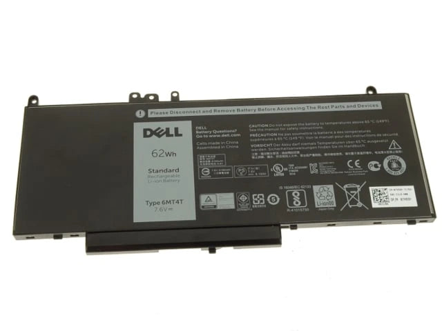 Dell Latitude E5470, E5570, Precision 3510 Battery – 6MT4T 62Wh 7.6V Li-ion with 12-Month Warranty